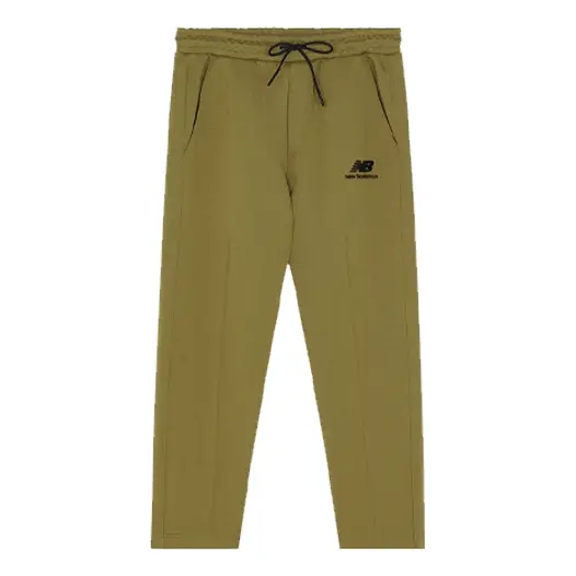 

Штаны с логотипом хлопковые штаны New Balance, зеленый
