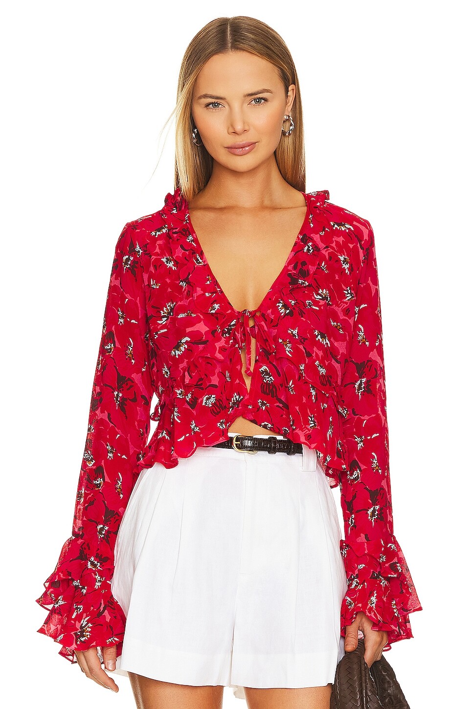 

Топ FAITHFULL THE BRAND Montenegro, цвет El Limon Floral