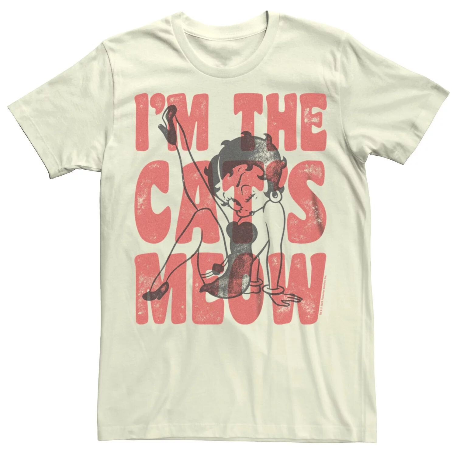 Детская футболка с рисунком Betty Boop I'm The Cats Meow Boyfriend Licensed Character