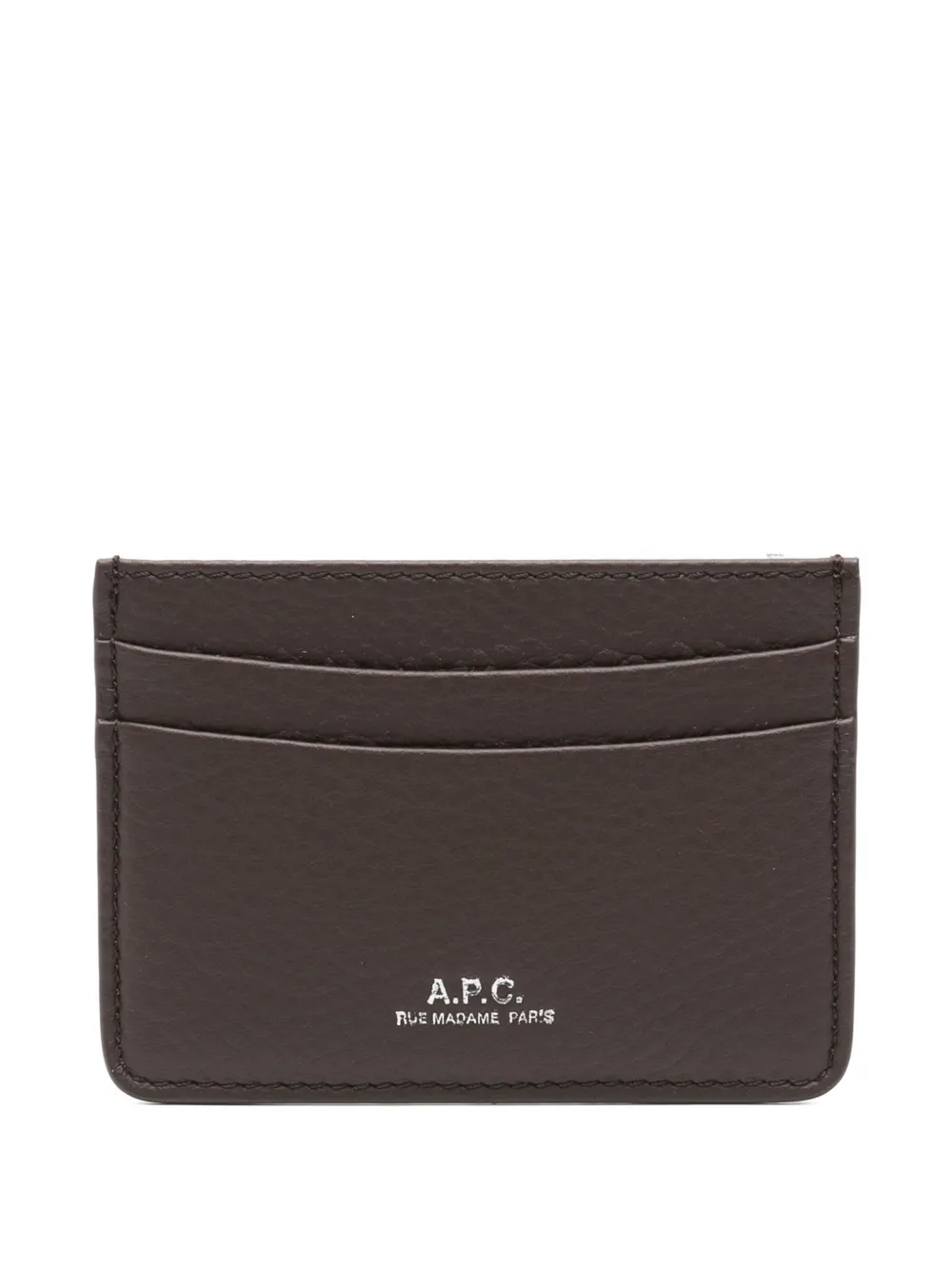 

Картхолдер с логотипом A.P.C., коричневый