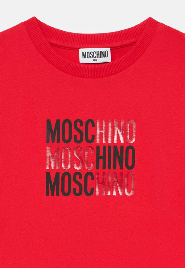 Футболка унисекс с принтом Moschino, Poppy Red — фото 3