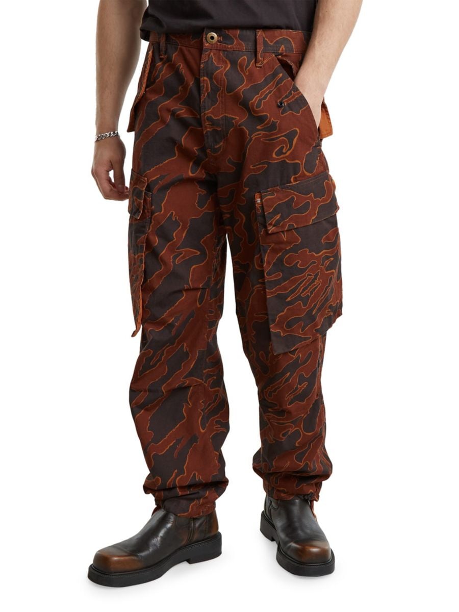 

Брюки-карго прямого кроя R-3N G-Star, цвет Rodeo Island Camo