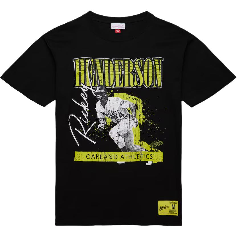 

Mitchell Ness Футболка Mitchell & Ness x MLB Rickey Henderson Oakland Athletics Neon Pop мужская Black, Черный, Mitchell Ness Футболка Mitchell & Ness x MLB Rickey Henderson Oakland Athletics Neon Pop мужская Black