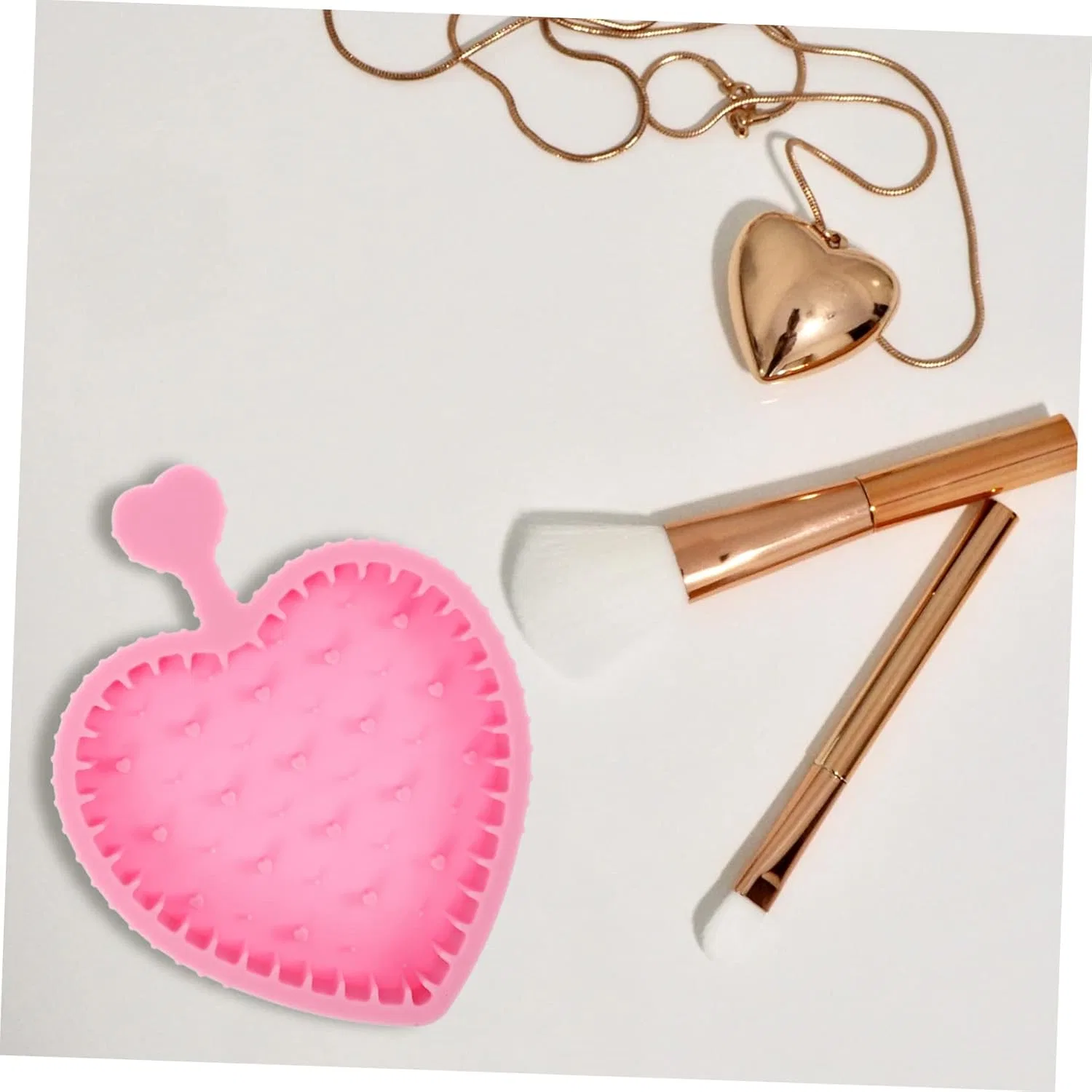 Коврик для очистки кистей Silicone Pink Gogogmee — фото 3