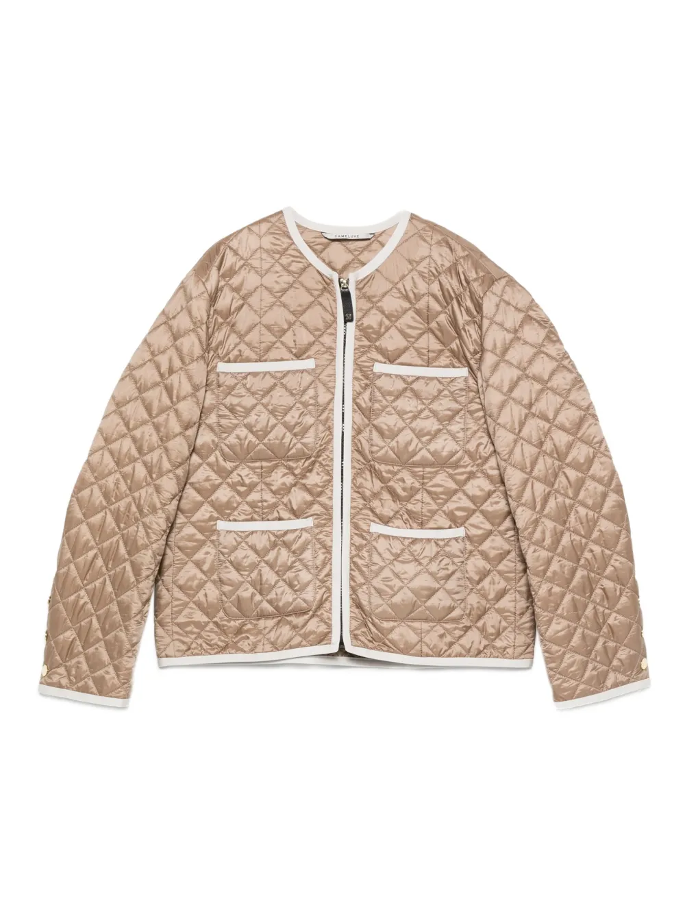 

Стеганая куртка Celeste с карманами MAX MARA, коричневый