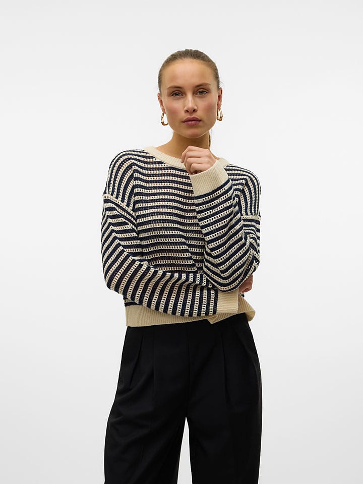 

Свитер Vero Moda, кремовый/черный