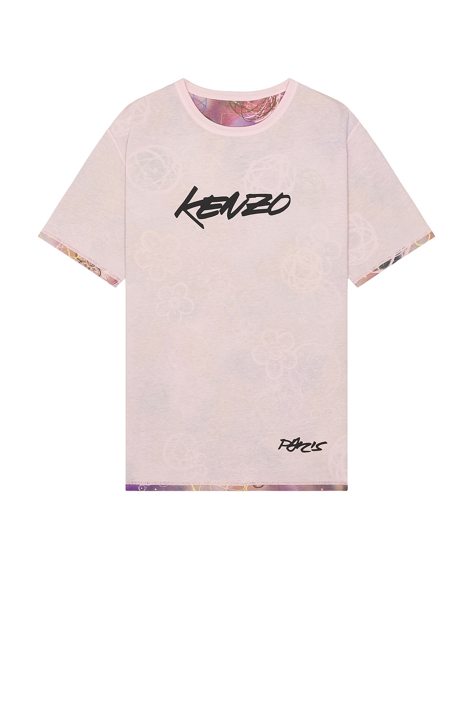 

Футболка классическая реверсивная x Futura Kenzo, Rose