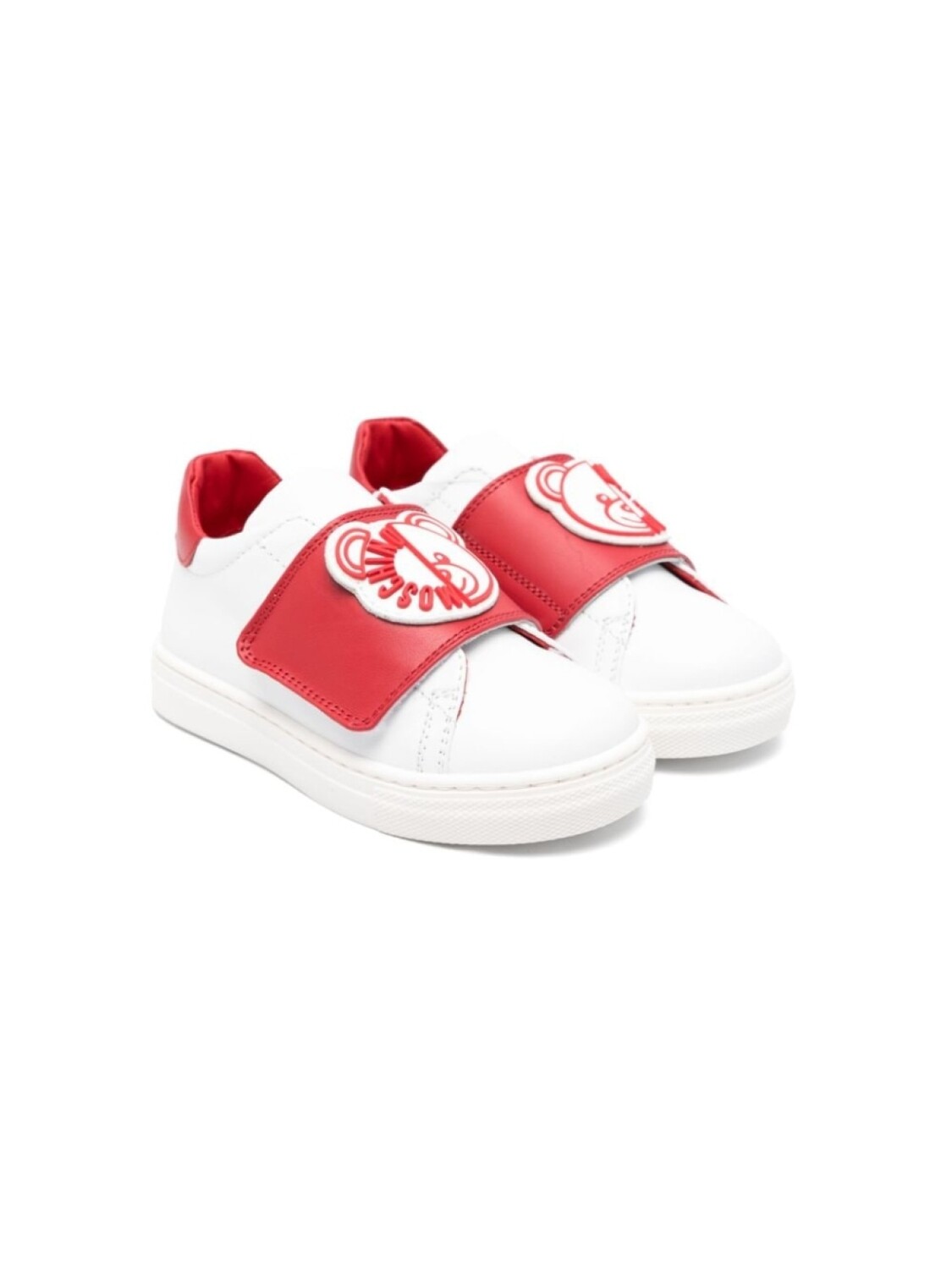 

Moschino Kids кроссовки Leo с аппликацией Teddy, белый