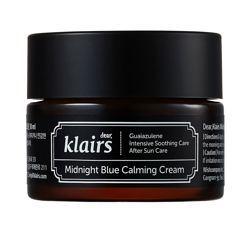 

Увлажняющий крем для ухода за лицом Midnight blue calming cream Klairs, 30 мл