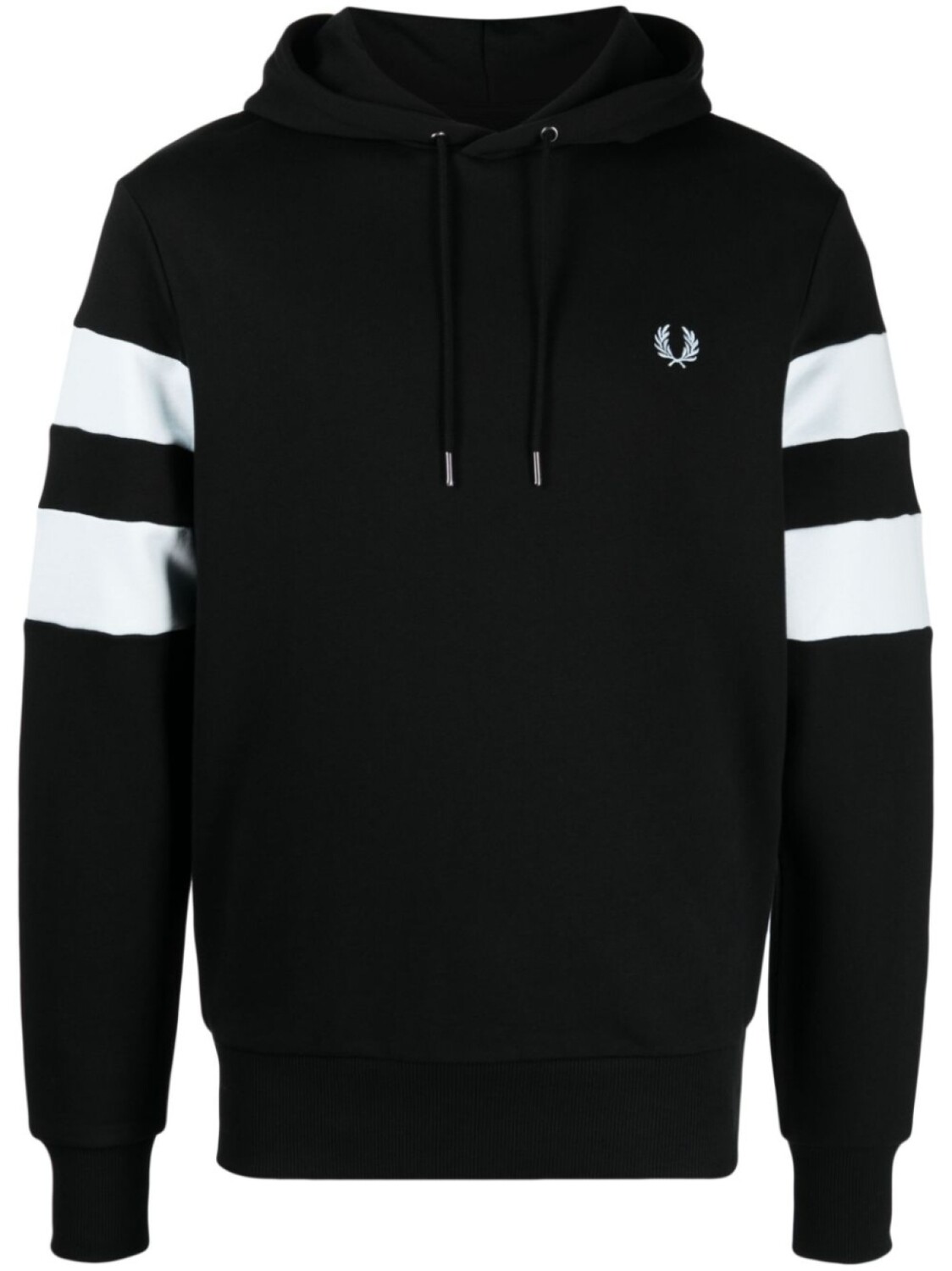 

Fred Perry худи с полосками на рукавах, черный