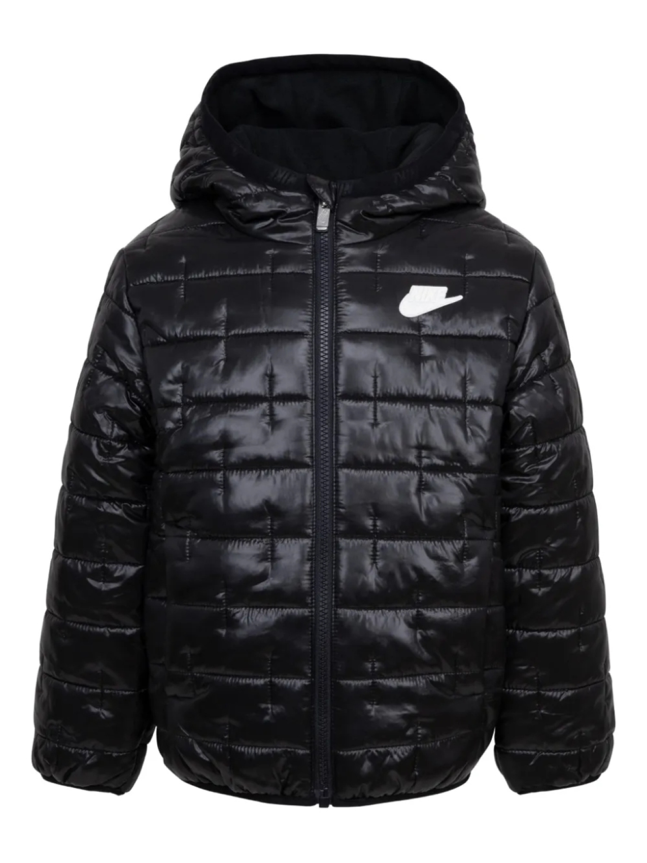 

Детская утепленная куртка на молнии Nike Kids, черный