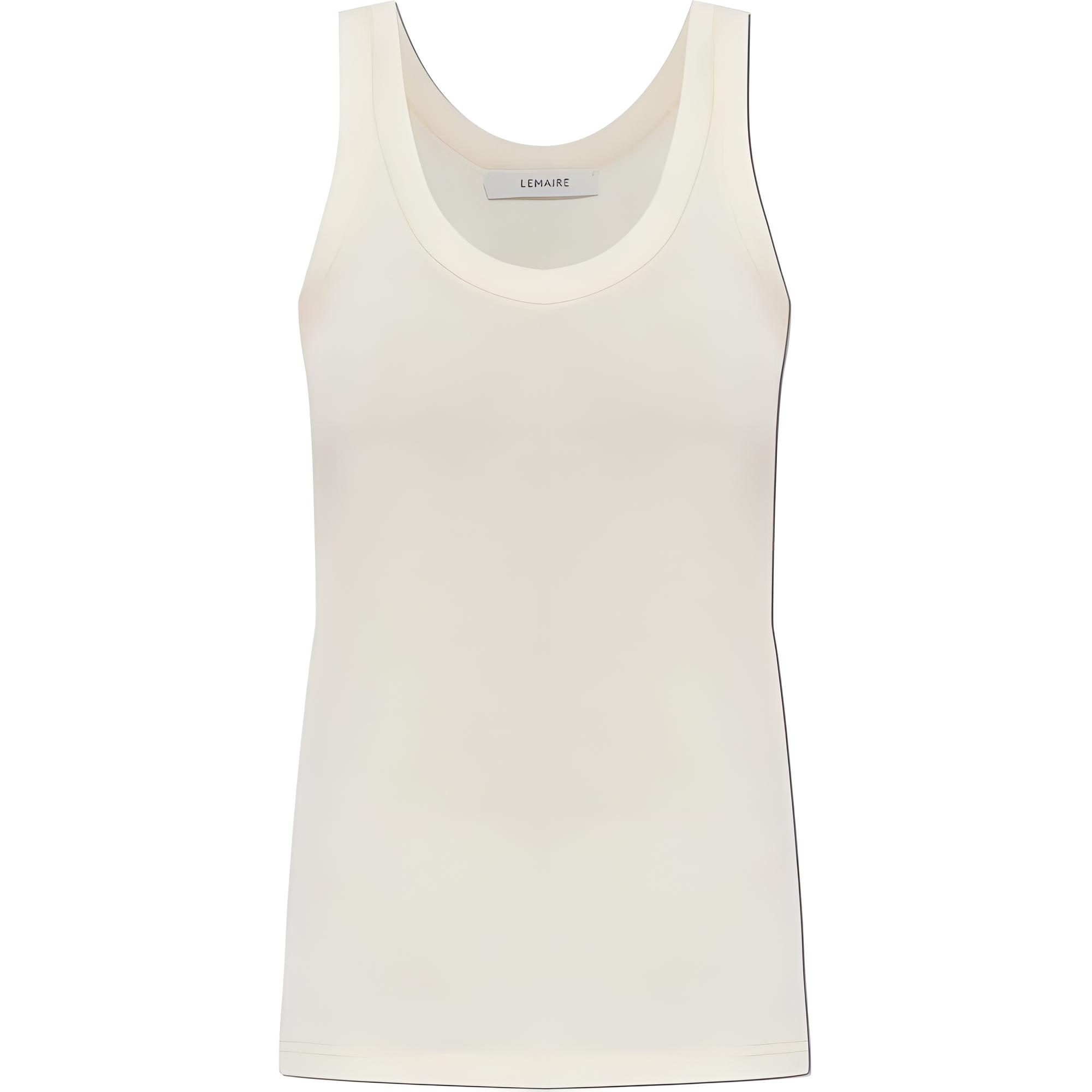 

Безрукавка рифленая трикотажная Lemaire, кремовый