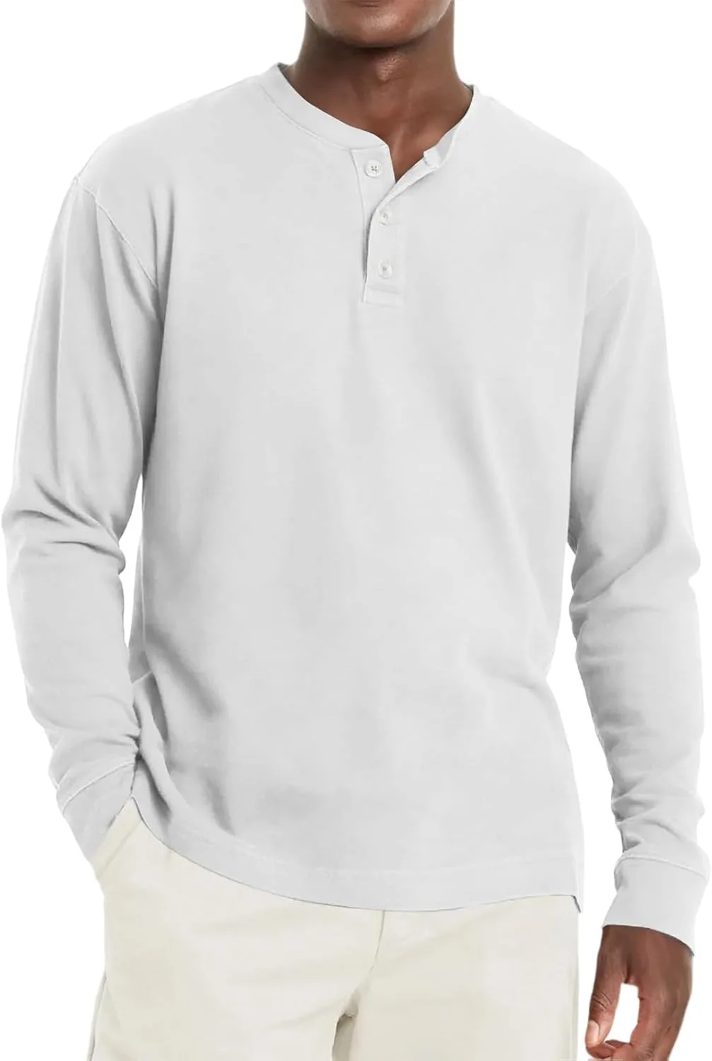 

Ymosrh мужская футболка-поло с длинным рукавом для тренировок, M-3XL