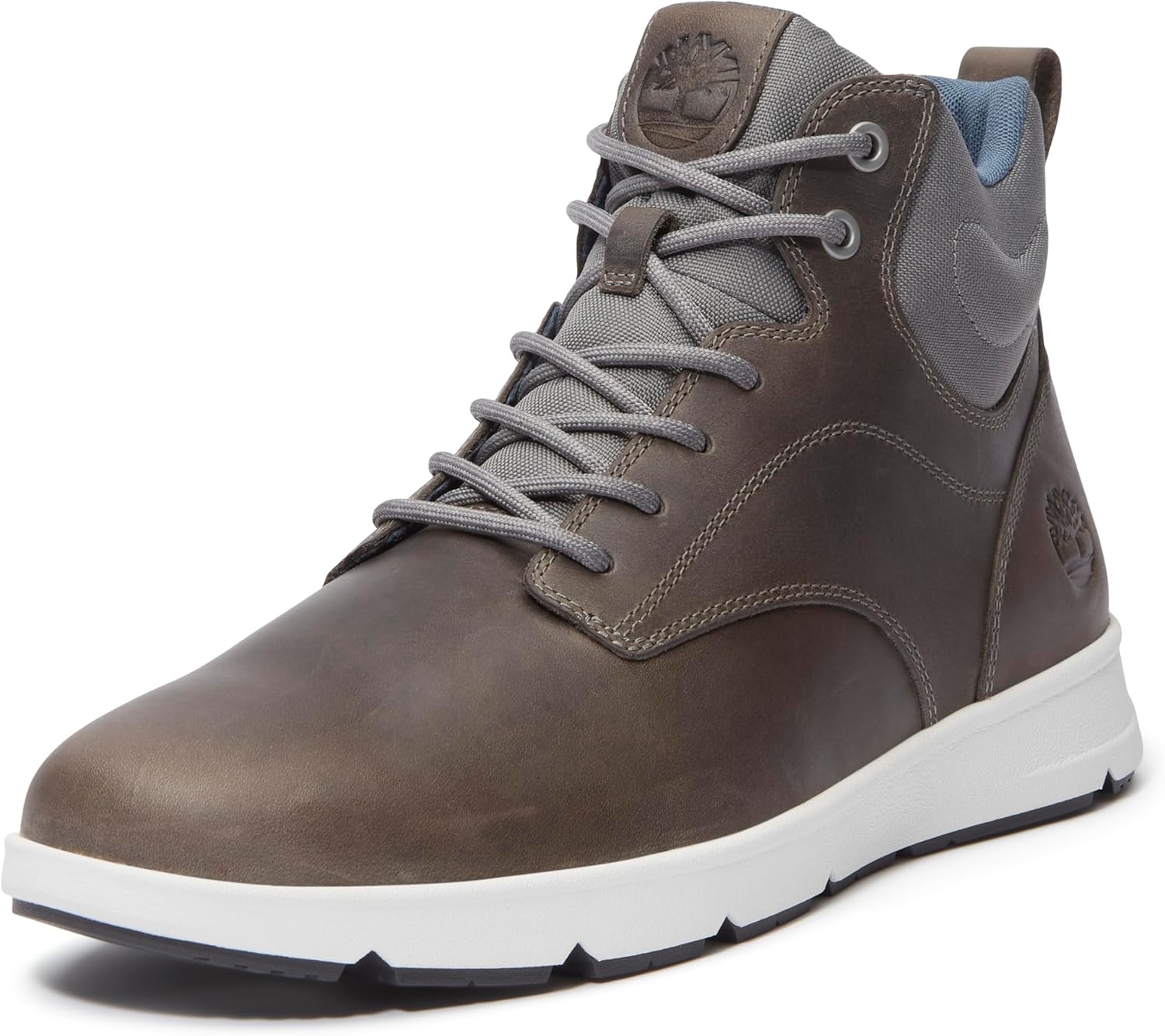 

Timberland мужские кроссовки-ботинки Parker Street Mid на шнуровке, Dark Grey Full Grain