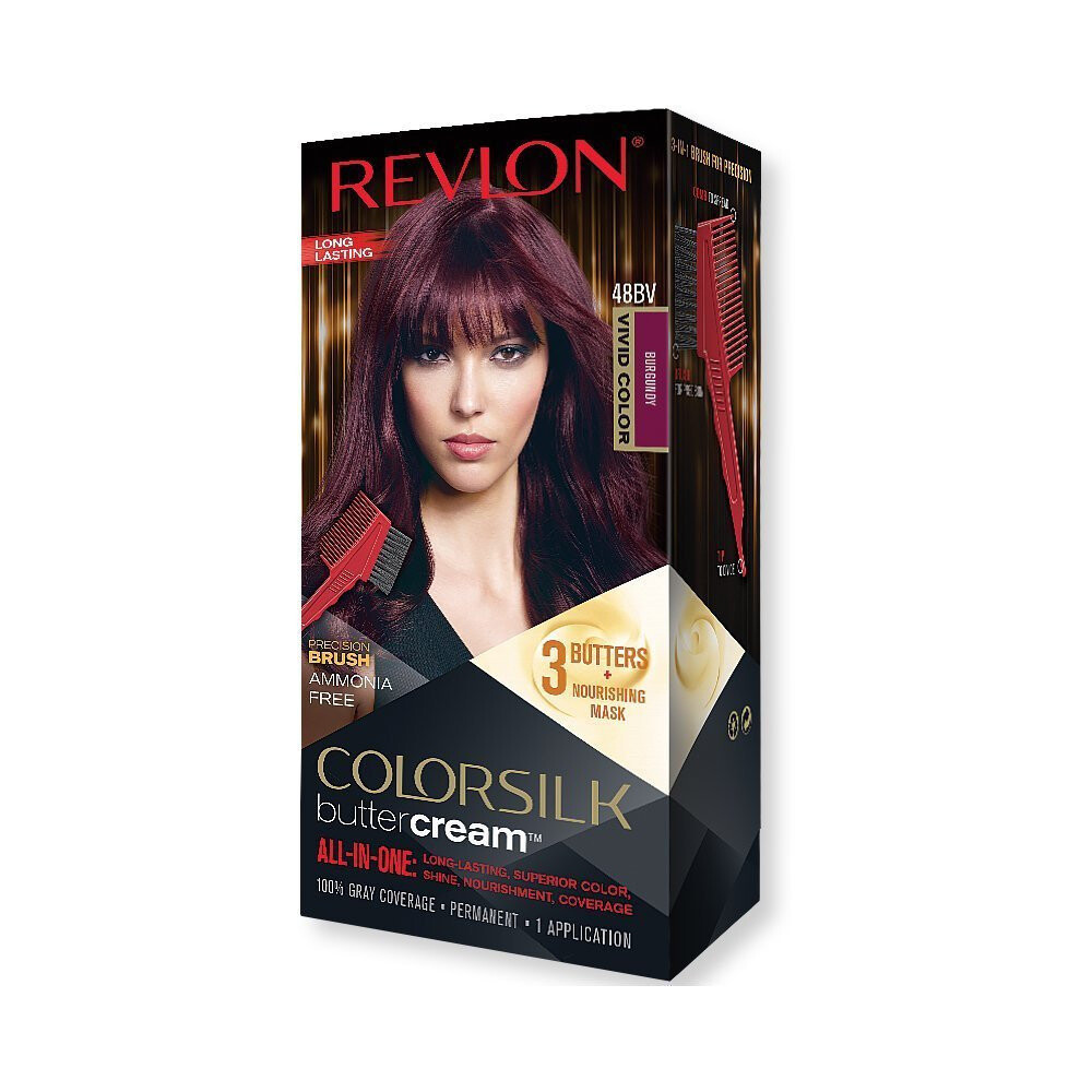 

Revlon, Краска для волос, Масло-крем Colorsilk - 48BV Bourgogne