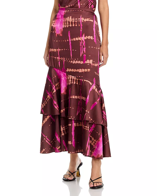 

Юбка с подолом в виде тюльпана Area Stars, мультиколор