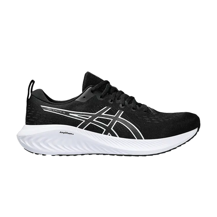 

Кроссовки Gel Excite 10 Extra Wide 'Black White', черный