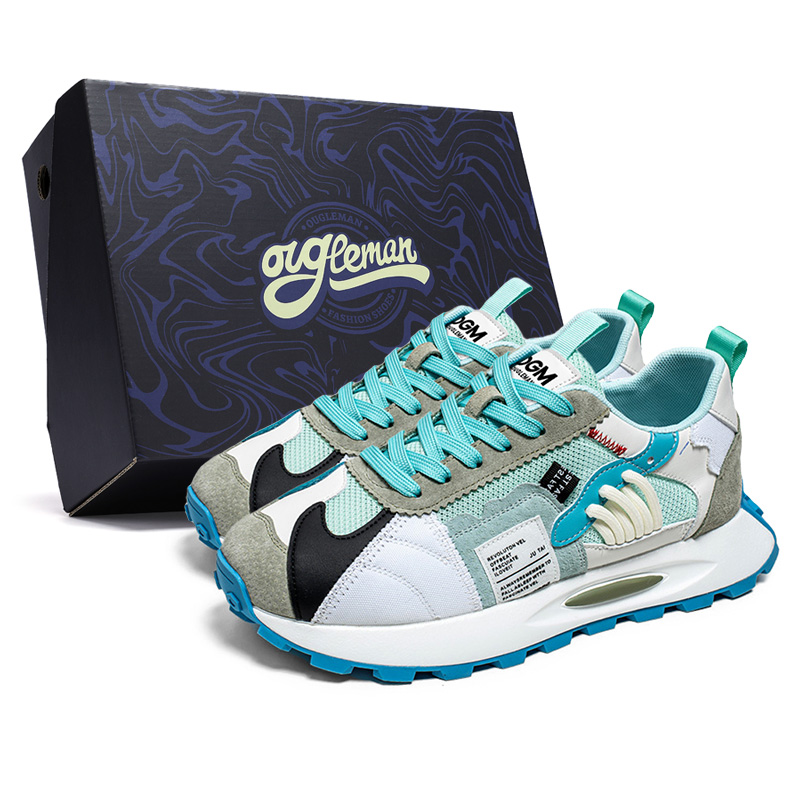 

Подарочный набор Легкие и дышащие повседневные ботинки OUGLEMEN, хаки