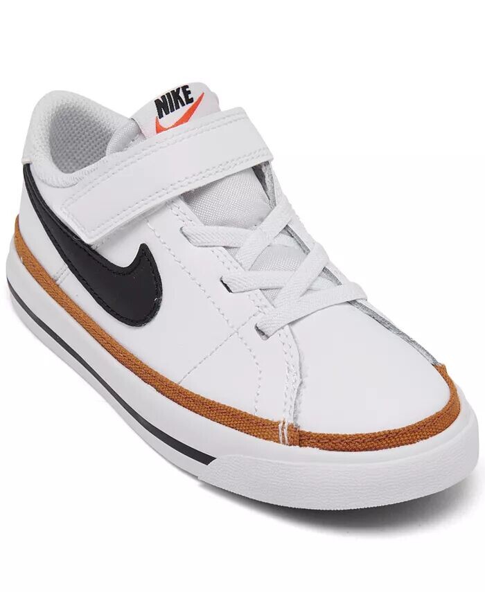 Повседневные кроссовки Court Legacy с регулируемым ремешком для малышей от Finish Line Nike, мультиколор