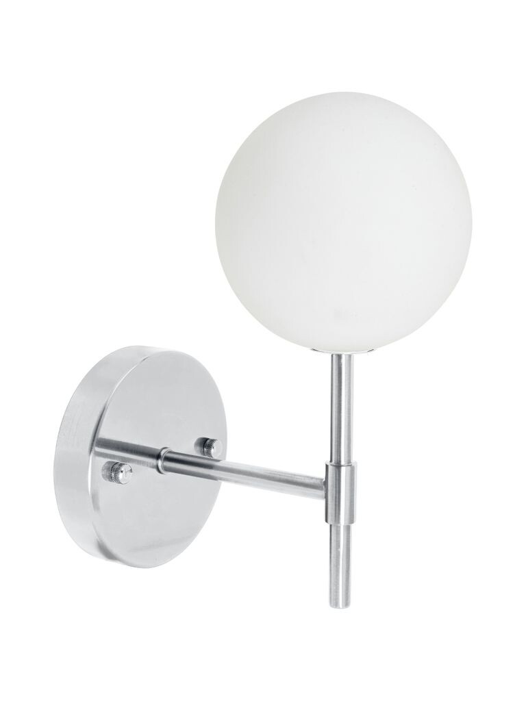 

Настенный светильник PR Home Sigma S сферической формы хром опал G9 25x12x19см