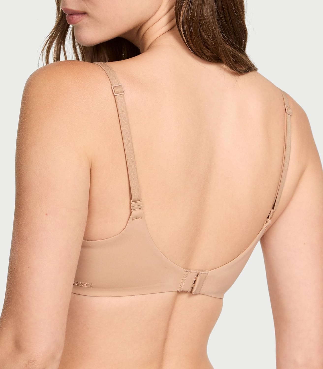 Боди Victoria's Secret от Victoria FlexFactor, деми-бюстгальтер с глубоким вырезом и легкой подкладкой (32A-38DD), Praline — фото 2