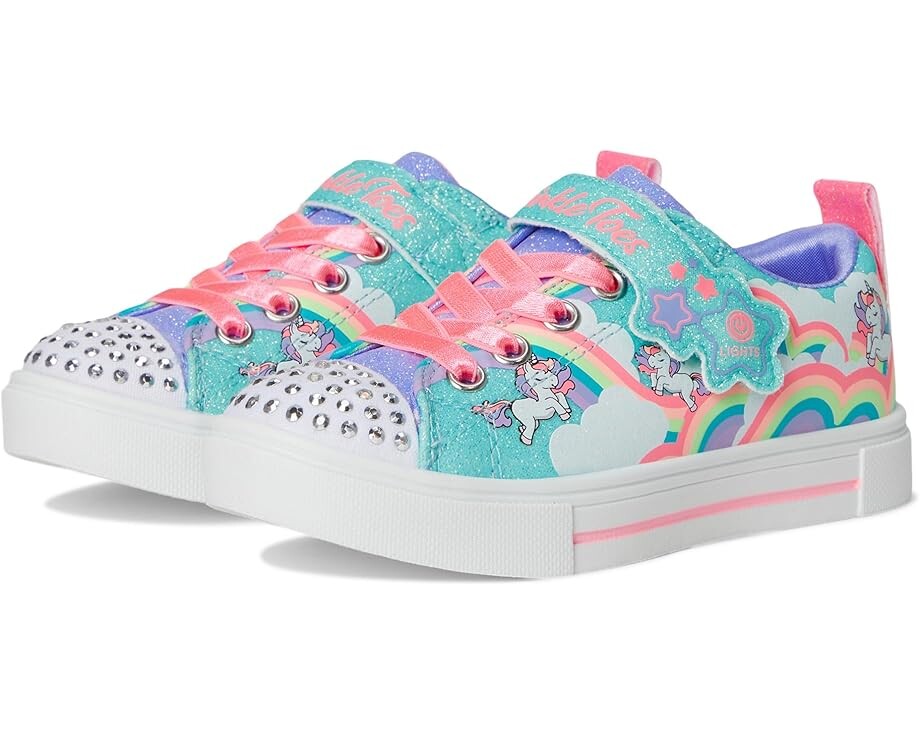 

Кроссовки SKECHERS KIDS Twinkle Sparks - Jumpin' Clouds 314809L, цвет Turquoise/Multi