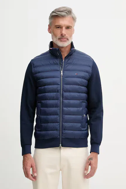 Куртка укороченная стеганая Tommy Hilfiger, темно-синий