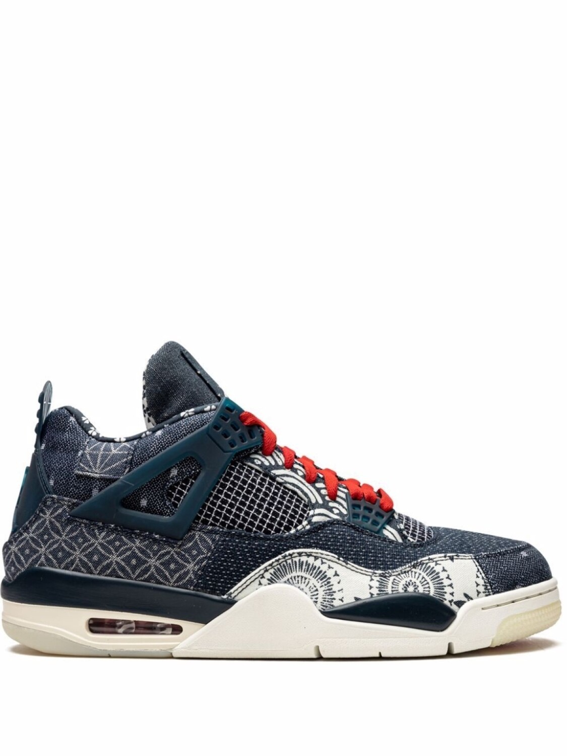 

Кроссовки Air 4 Retro Deep Ocean Blue Jordan, синий, Серый, Кроссовки Air 4 Retro Deep Ocean Blue Jordan, синий