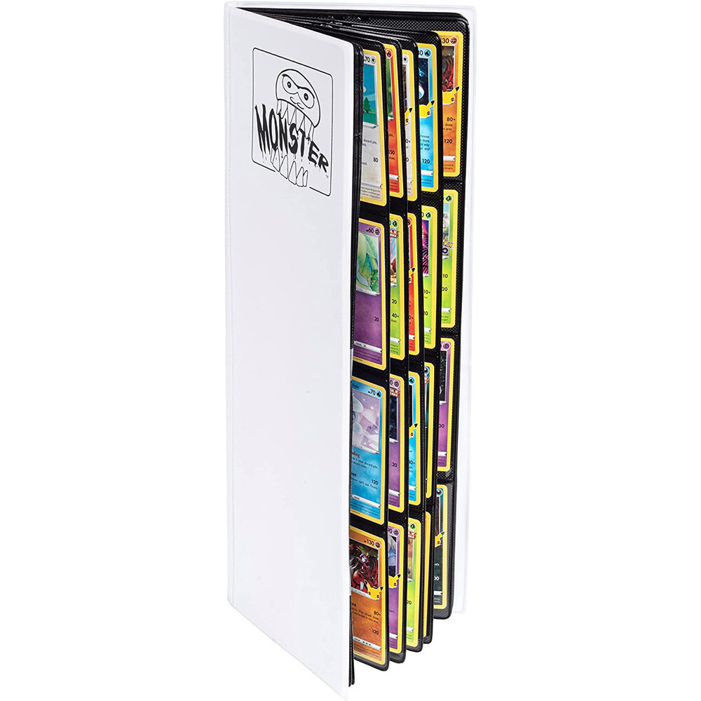 

Аксессуары Monster Binder 8-Pocket Tower Binder with 20 Side-Loading Pages: Matte White