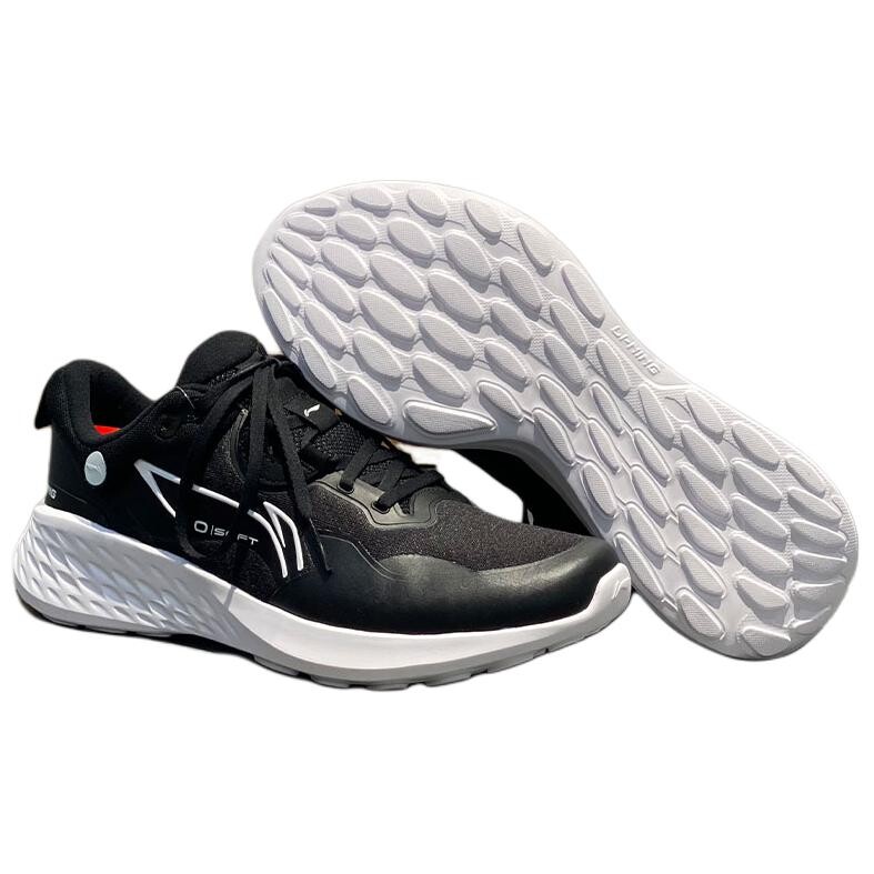 Кроссовки LINING Lifestyle Shoes Men Low-top Black/White, черный/белый — фото 3