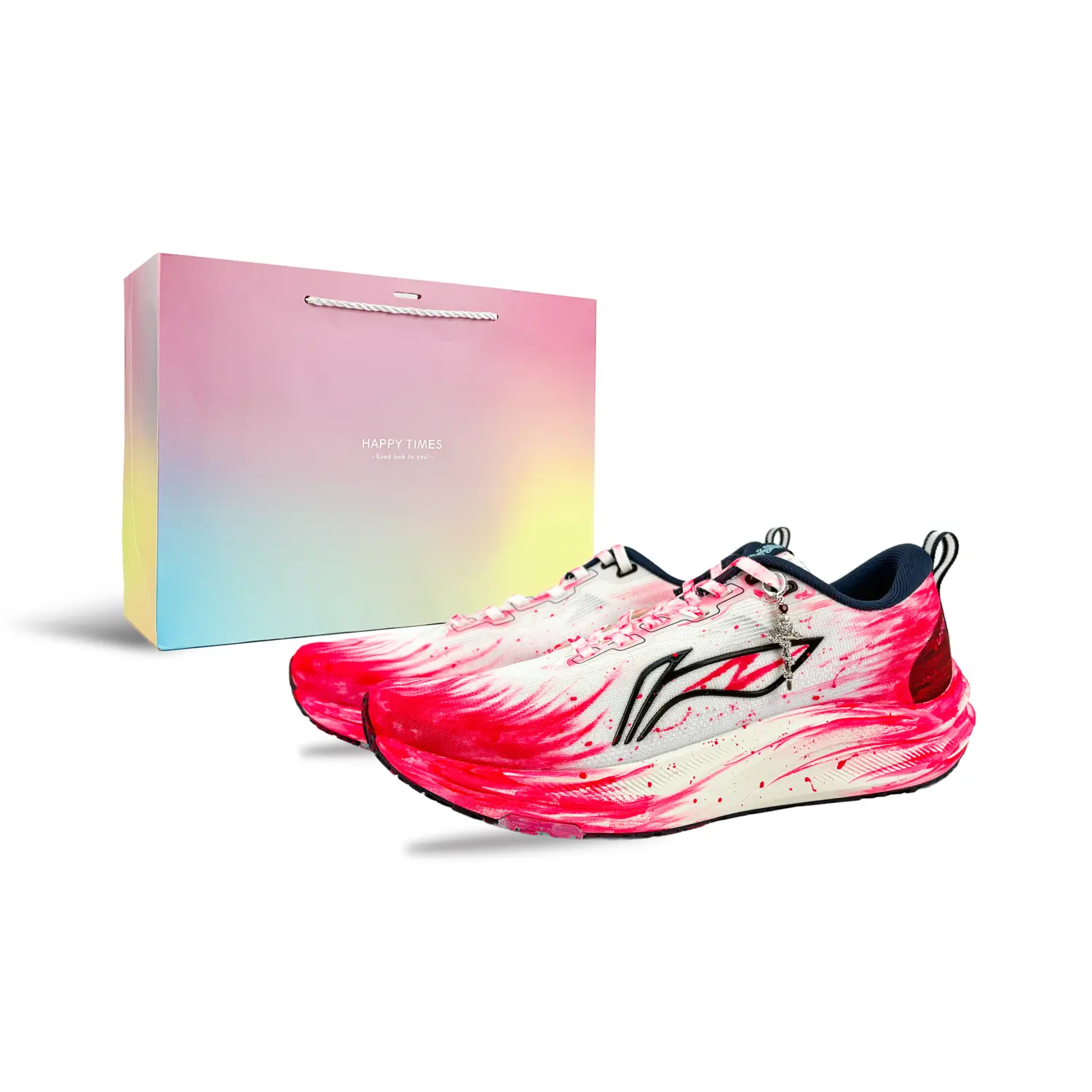 

LINING Кроссовки Red Hare 8 мужские низкие красные/белые - Пламенный макарон Сумка для покупок, цвет Crimson Flame-Macaron Shopping Bag