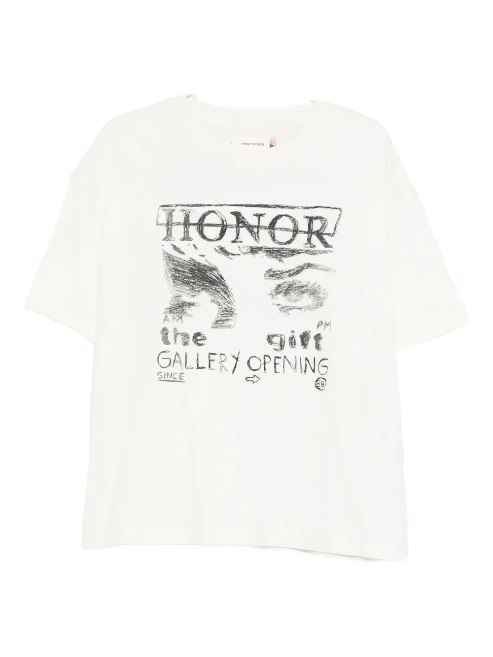 

Футболка с графичным принтом Honor The Gift, белый