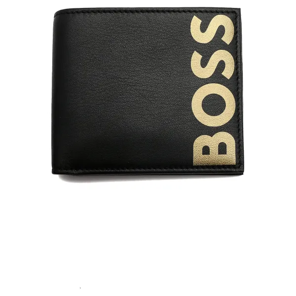 

Большой кожаный кошелек BC Boss, черный