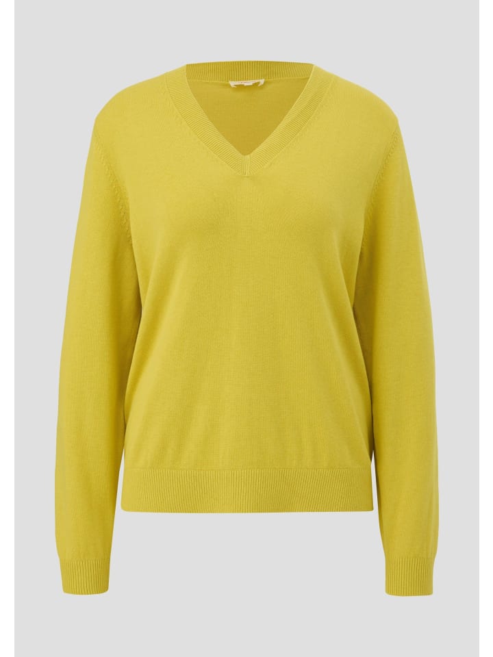 

s.Oliver Вязаный свитер 1494_желтый