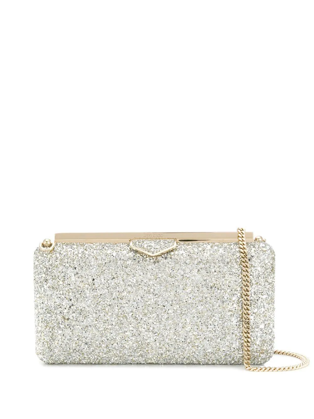 

Клатч Ellipse с пайетками JIMMY CHOO, золотой