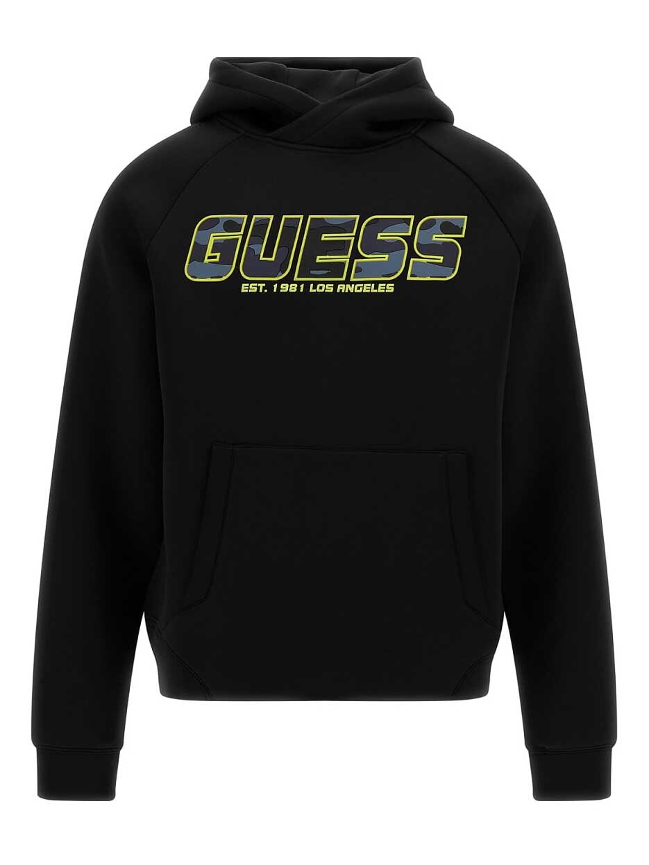 

Толстовка Guess DERYCH HOODIE, черный