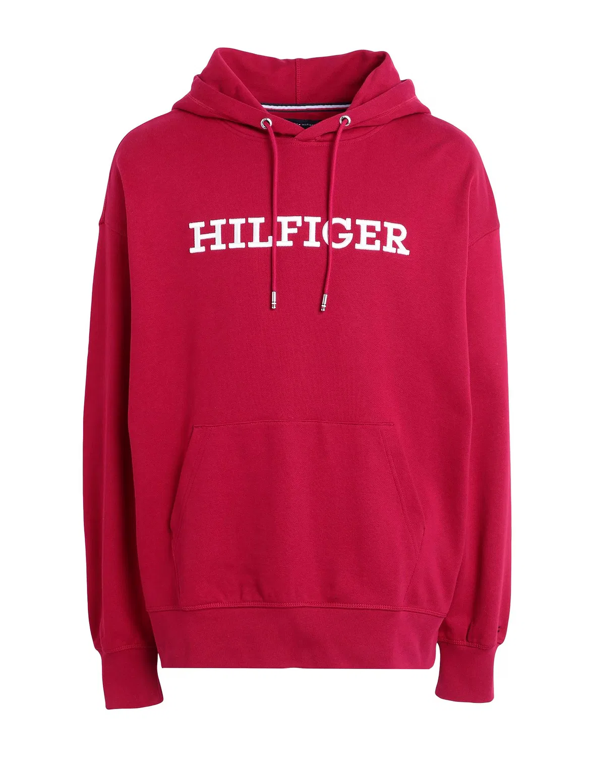 Свитшот с капюшоном Tommy Hilfiger гранатовый