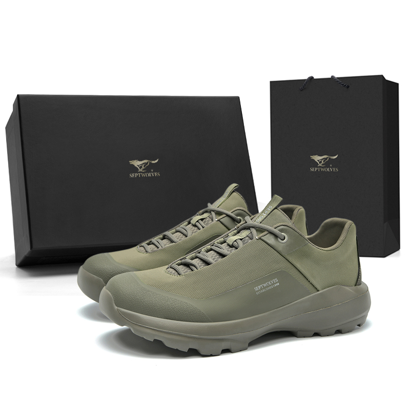 

SEPTWOLVES Мужские низкие кеды повседневные - хаки зеленый (стандартный размер кожаной обуви), цвет Khaki Green (Standard Leather Shoe Size)