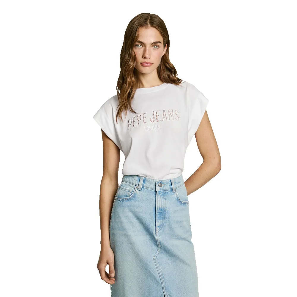 

Футболка с коротким рукавом Pepe Jeans Vivith, белый