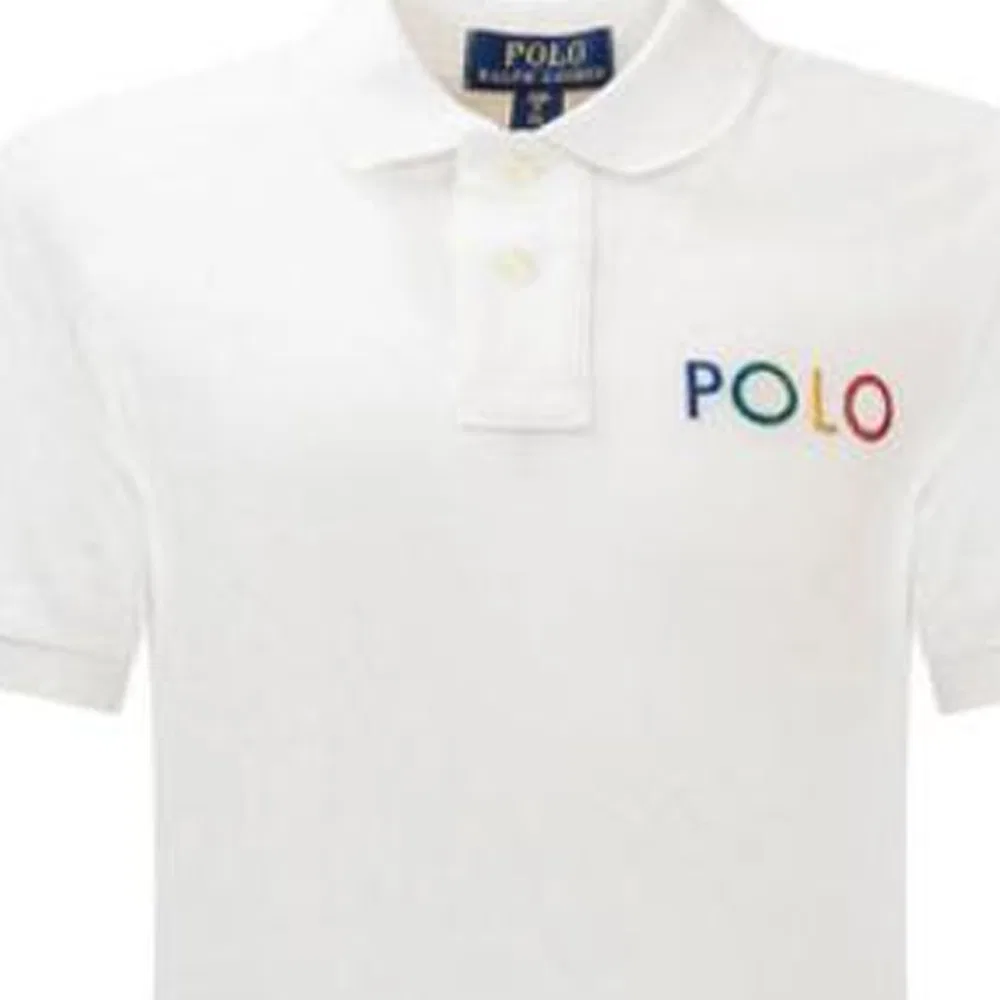 Футболка Polo Ralph Lauren белая детская — фото 4