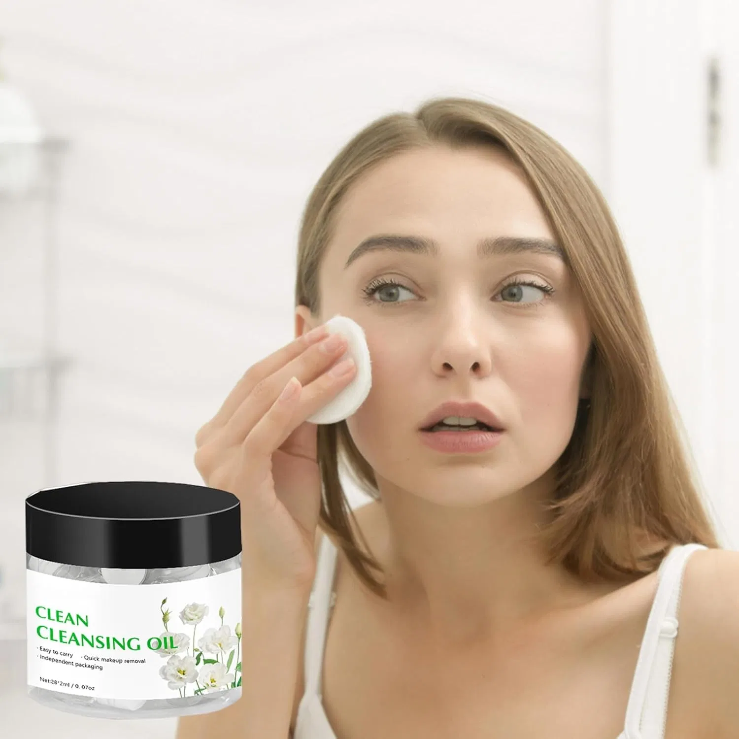Масло для снятия макияжа глубокого очищения Generic, 28*2 мл — фото 2