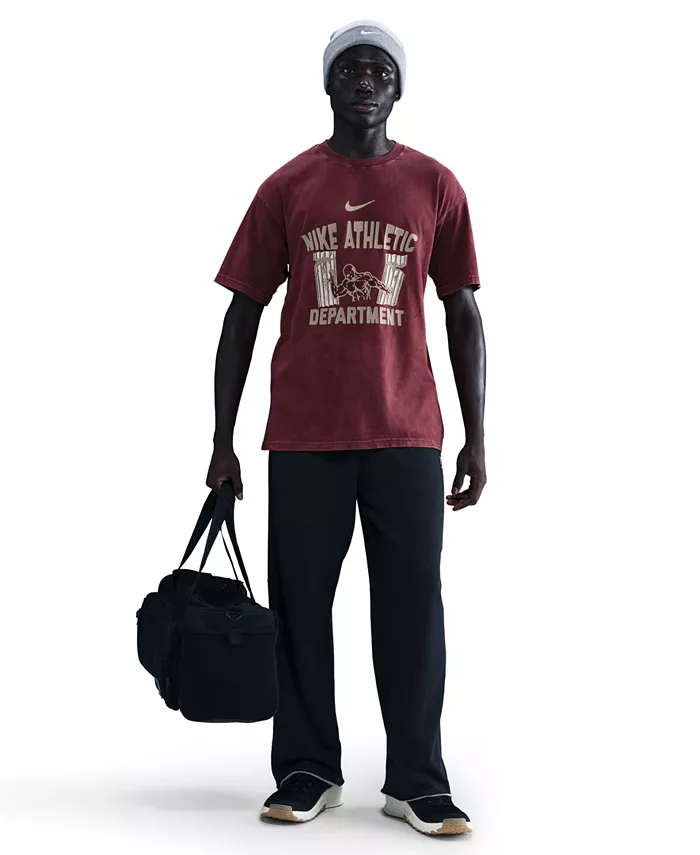 

Мужская футболка с коротким рукавом свободного кроя Nike, красный