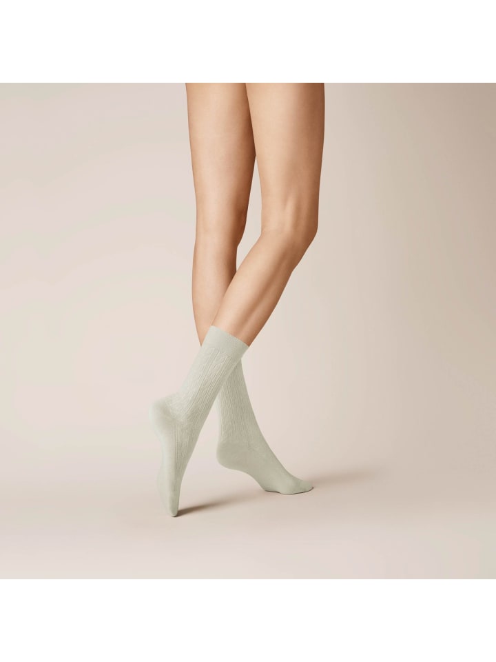 

Носки Winter Dreams - Мягкая клетка, светло-серый цвет Kunert