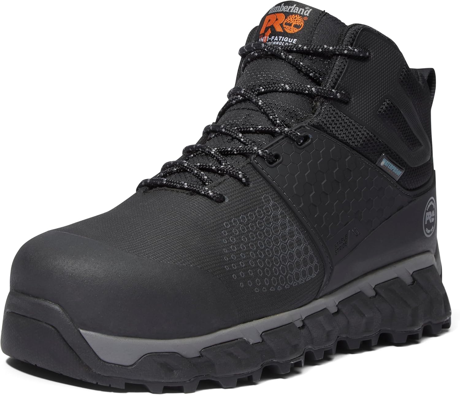

Timberland PRO мужские водонепроницаемые рабочие ботинки Ridgework Composite Safety Toe Industrial Hiker, Black
