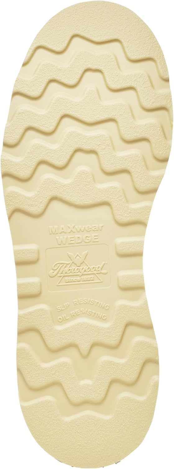 Мужские ботинки Thorogood American Heritage 8 с круглым носком, водонепроницаемые с композитным защитным носком и подошвой MAXWear, черный — фото 4