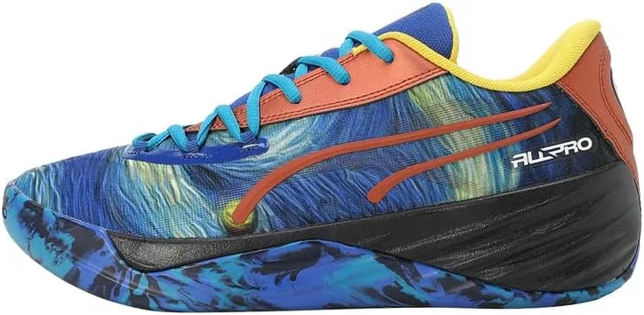 Баскетбольные кроссовки PUMA Adult All-Pro Nitro SQD Dylan Exhibit, 25 Spring Summer Colours Vivid Blue Tropical Blue 01 — фото 3