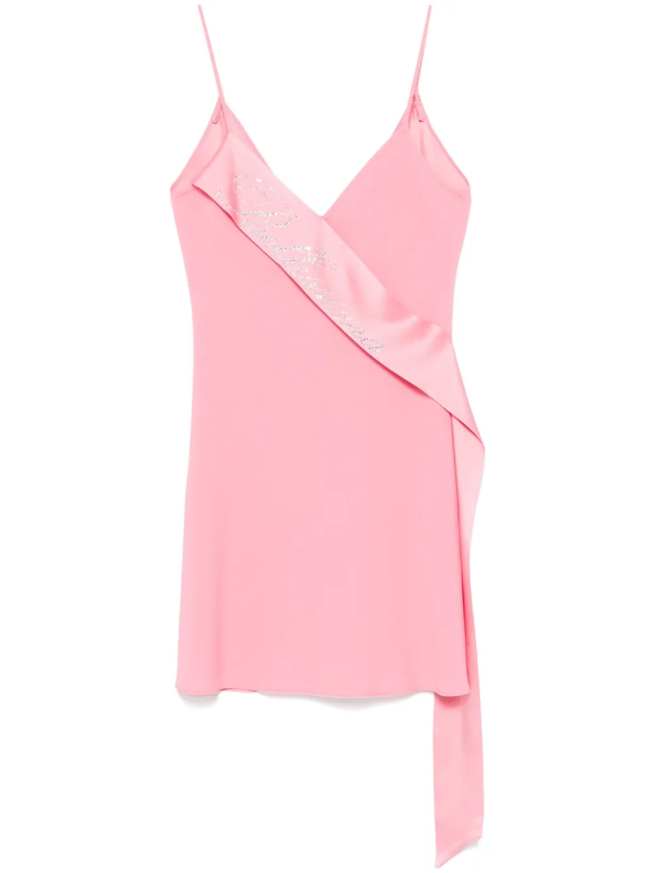 

Платье-комбинация Blumarine из атласа, розовый