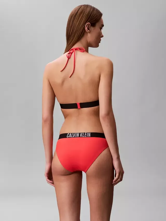 Плавки-бикини из эластичной ткани, ярко-розовые Calvin Klein — фото 2