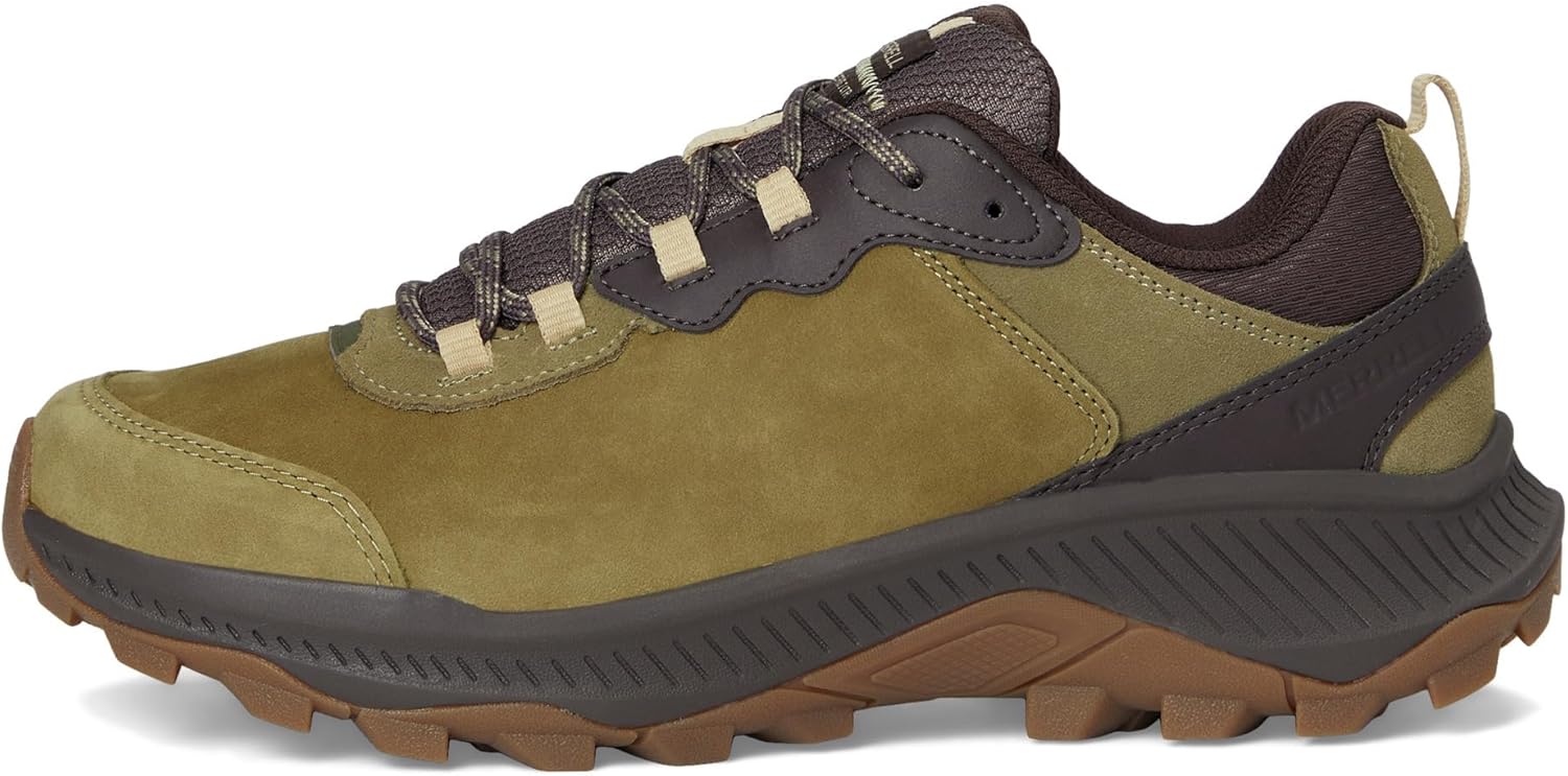 Мужские кожаные кроссовки Merrell Speed Strike 2, Drab — фото 4