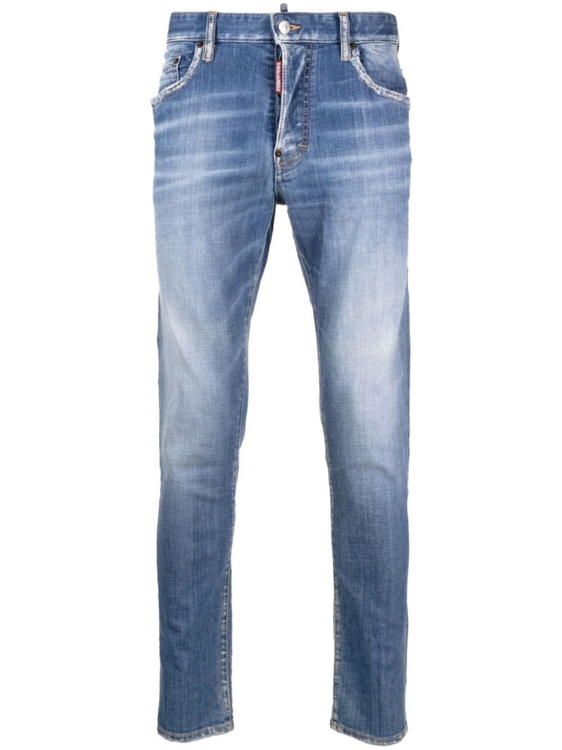 

Dsquared2 джинсы DC из вареного денима, синий